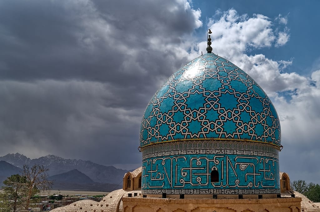Mausoleum of the Sufi mystic Shah Nematollah Vali in Mahan, Kerman (Iran)